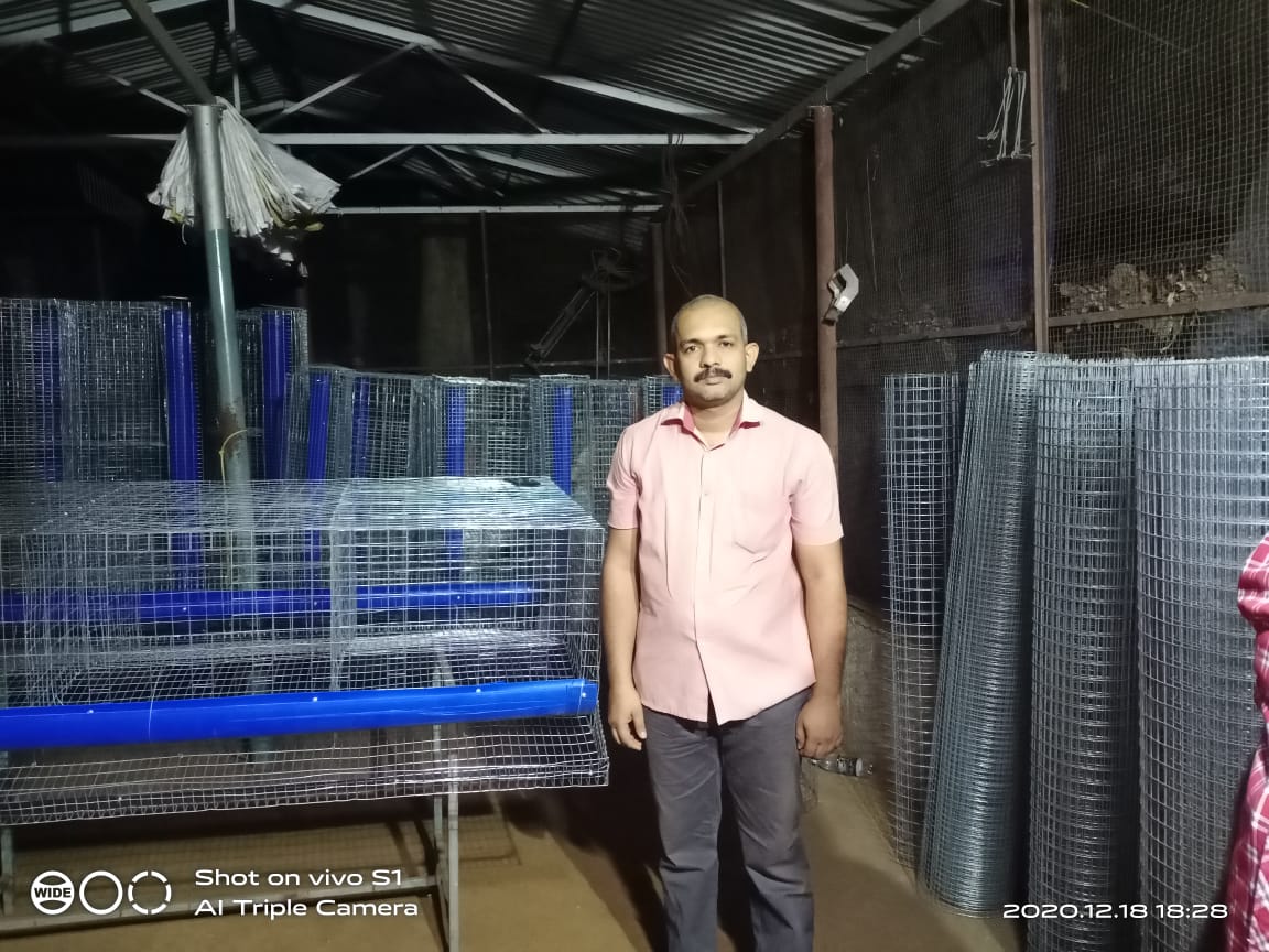 Ajay Simon's Owns A Cage Fabrication Unit As Well As An Egger Nursery